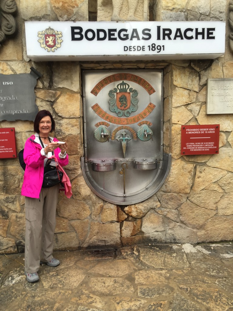 famous wine fountain, Bodegas Irache